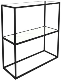 Konsolinis staliukas Kalune Design Berra, juodas, 80 cm x 30 cm x 85 cm