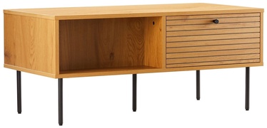 TV-laud Home4you Line, must/tamm, 100 cm x 50 cm x 45 cm