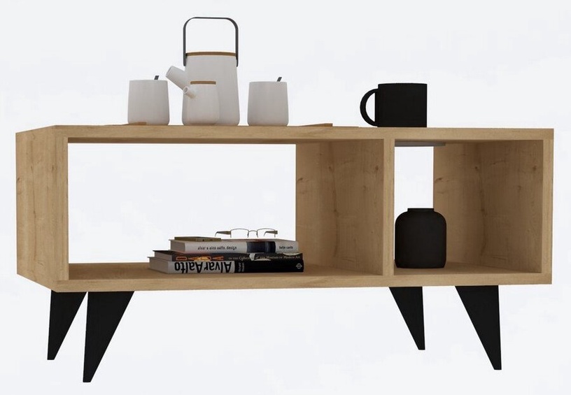 Журнальный столик Kalune Design Clara, дерево, 50 см x 80 см x 40 см