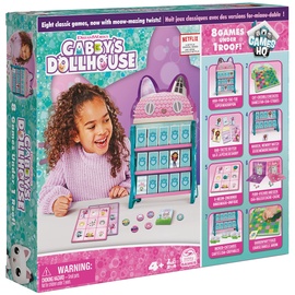 Galda spēle Spin Master Gabbys Dollhouse 8 Games Under 1 Roof 6065857, EN