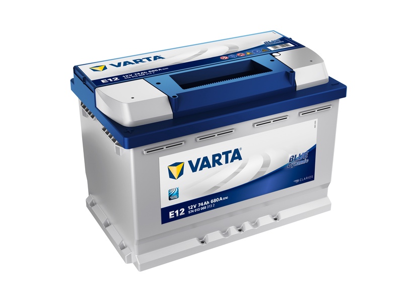 Аккумулятор Varta BD E12, 12 В, 74 Ач, 680 а