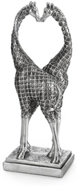 Декоративная фигурка Eurofirany Evan Giraffe, серебристый/серый, 11 см x 8 см x 28 см
