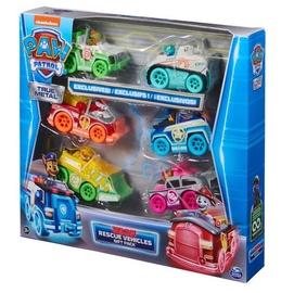 Komplekts Spin Master Paw Patrol Neon Rescue Vehicles 6064139, daudzkrāsains