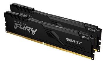 Operatīvā atmiņa (RAM) Kingston Fury Beast DDR4, 8 GB, 2666 MHz (bojāts iepakojums)/12