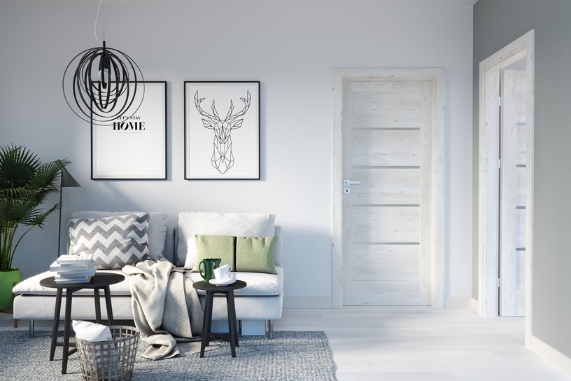 Siseukseleht Porta Verte Home G4 Verte Home G4, parempoolne, skandinaavia tamm, 203 x 84.4 x 4 cm