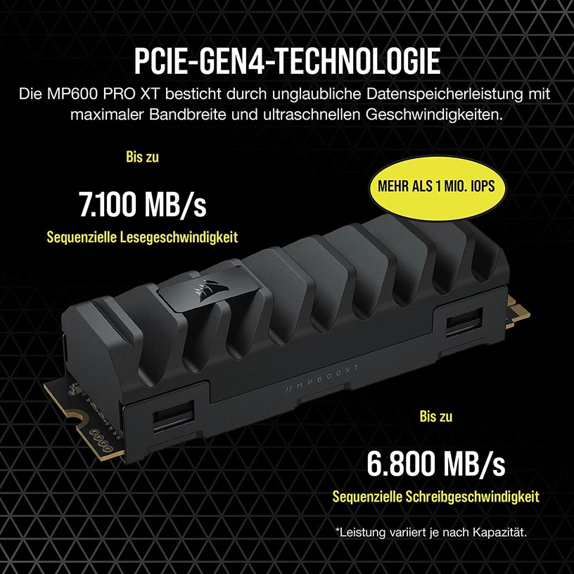Kõvaketas (SSD) Corsair MP600 Pro XT, M.2, 8 TB