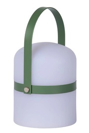 Välitingimustes kasutatav lauavalgusti Lucide Little Joe, 0.3W, LED, IP44, valge/roheline, 10 cm x 18.5 cm