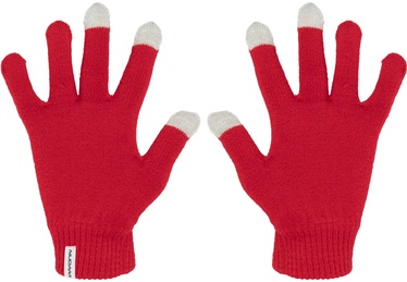 Перчатки, мужские/для женщин Nijdam Knitted, красный, S/M