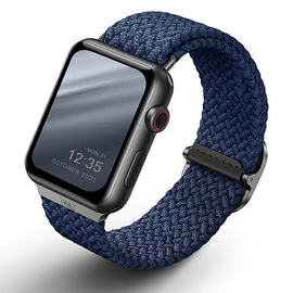 Siksniņa Uniq Strap Aspen Apple Watch 44/42/45mm 4/5/6/7/8/SE/SE2, zila