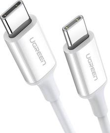 Laidas Ugreen UGR1118WHT, 2 x USB-C, 0.5 m, balta