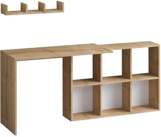 Письменный стол и полка Kalune Design Blake 393MRD1298, дубовый