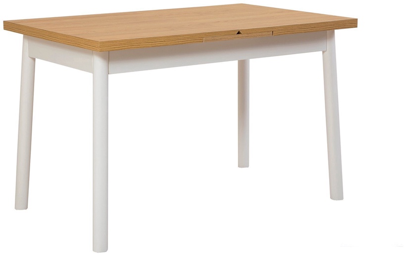 Ēdamistabas komplekts Kalune Design OLV-AC-TK2, balts/koka