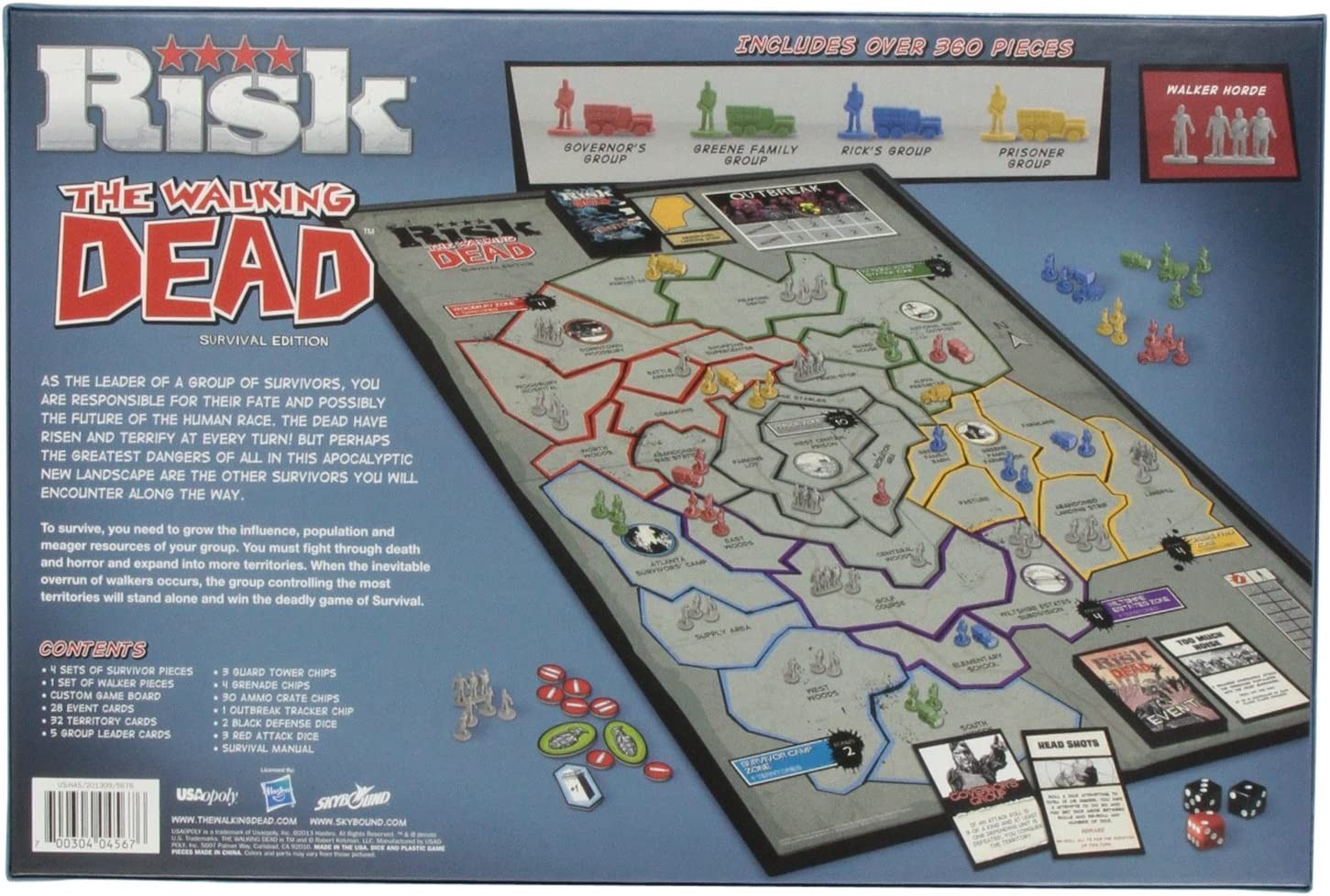 Настольная игра Winning Moves Risk: The Walking Dead Survival Edition, EN -  1a.lt