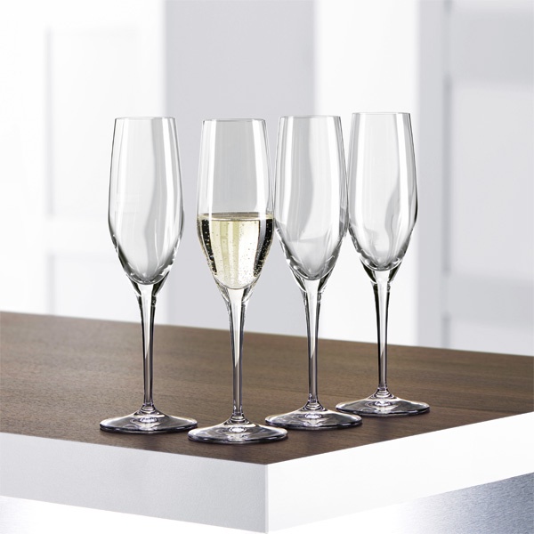 Šampuseklaaside komplekt Spiegelau Authentis Champagne Flute 4400187, kristall, 0.19 l, 4 tk