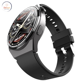 iWear Amax 3 Max Алюминевый Спорт BT Звонок Смарт часы 1.52'' IPS монитором Пульса и кислорода Титановый