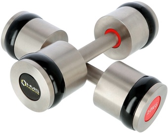 Hantlite komplekt HMS Chrome Dumbbells, 10 kg x 2 tk