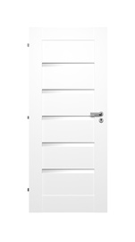 Полотно межкомнатной двери Domoletti Enzo, левосторонняя, белый, 203 x 84.4 x 4 см