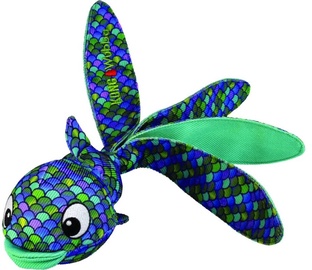 Rotaļlieta sunim Kong Wubba Finz Fish 522776, 40 cm, zila/zaļa, XL
