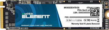 Kietasis diskas (SSD) Mushkin Element MKNSSDEV4TB-D8, 1.8", 4 TB