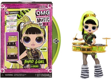 Lelle L.O.L. Surprise! Music Remix Bhad Gurl & Drums, 25 cm