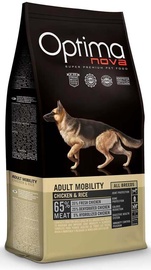 Sausā suņu barība Optima Nova Adult Mobility, vistas gaļa/rīsi, 2 kg