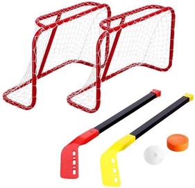 Мини-хоккей NILS BRH815, белый/черный/красный, 6 шт.