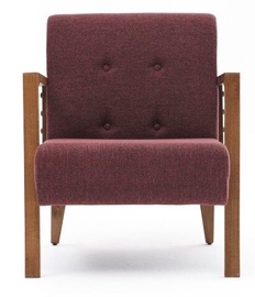 Tugitool Hanah Home Kemer 825BLC2707, puidu/punane, 83 cm x 69 cm x 80 cm