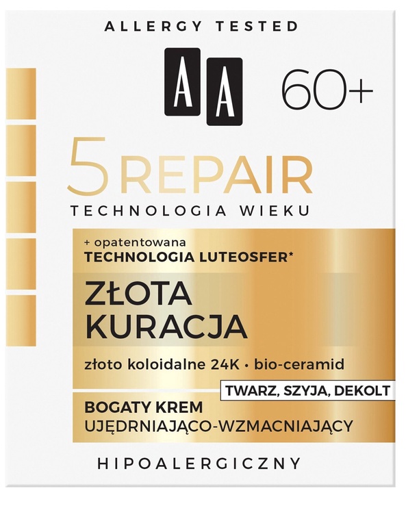 Крем для лица для женщин AA 5 Repair, 50 мл, 60+