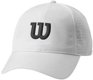 Vasaras cepure Wilson Ultralight Tennis Cao II, balta/melna, Viens izmērs