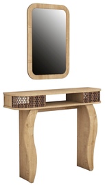 Консольный стол Kalune Design Damla, дубовый, 105 см x 30 см x 85 см