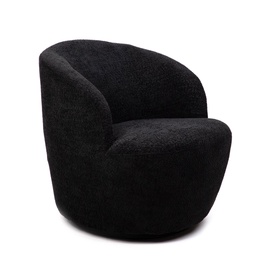 Atzveltnes krēsls Homla Svingen 871400, melna, 77 cm x 65.5 cm x 69 cm