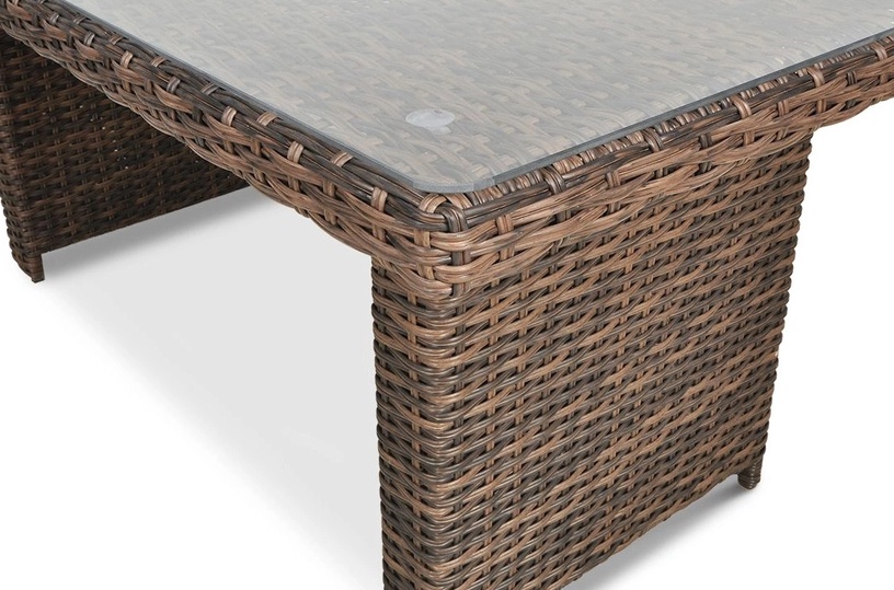 Välimööbli komplekt Focus Garden Moniz Dining Plus, pruun, 7-8 istekohta