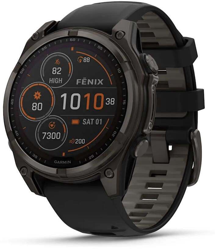Умные часы Garmin Fenix 8 47mm Solar Sapphire 010-02906-11, черный