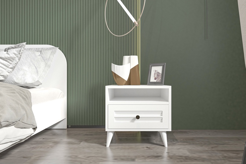 Комплект мебели для спальни Kalune Design Nil 810, комнатные, белый