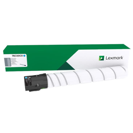 Tonera kasete Lexmark 76C00C0, ciāna (cyan)