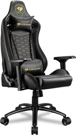 Spēļu krēsls Cougar Gaming Outrider S Royal, 50 x 50 x 36 - 44 cm, melna