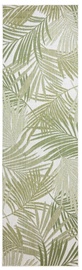 Ковровая дорожка Hakano Vinea Palms, кремовый/зеленый, 250 см x 80 см
