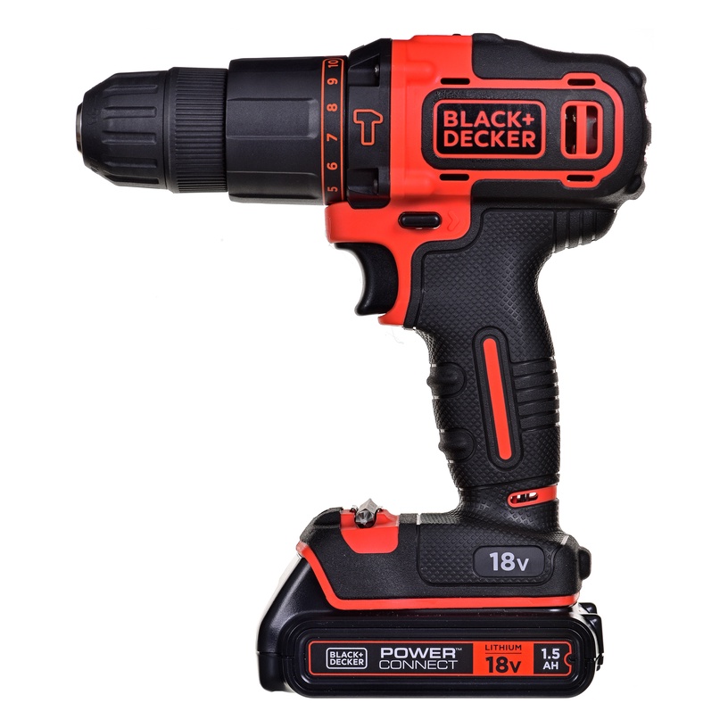 Akulööktrell koos akuga Black & Decker BDCHD18BAFC, 18 V, 1.5 Ah