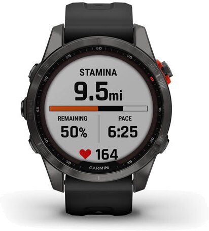 Умные часы Garmin Fenix 7 Pro Solar, черный