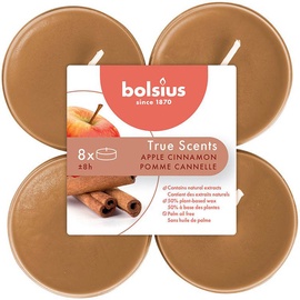 Svece, tējas sveces Bolsius True Scents 229229, 8 h, 8 gab.