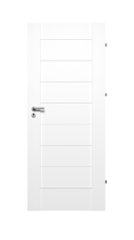 Полотно межкомнатной двери Drzwi Nowotarski Vienna, правосторонняя, белый, 203.5 x 74.4 x 4.5 см
