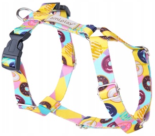 Regulējamas krūšu siksnas Amiplay Be Happy Donut M, daudzkrāsains, 355 - 550 mm x 20 mm