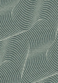 Paklājs Domoletti Velvet A848 H831, zaļa, 190 cm x 135 cm