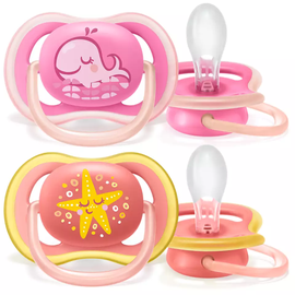 Knupītis Philips Avent Ultra Air, 6+ mēn., daudzkrāsaina, 2 gab.