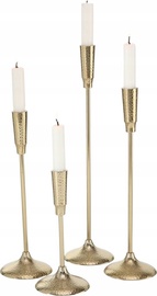 Küünlahoidja Boltze Liselle, metall, Ø 10 cm, 41 cm, kuldne, 4 tk