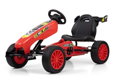 Automobilis su pedalais Milly Mally Rocket, juodas