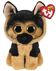 Mīkstā rotaļlieta Meteor TY Beanie Boos German Shepherd, brūna/melna, 24 cm