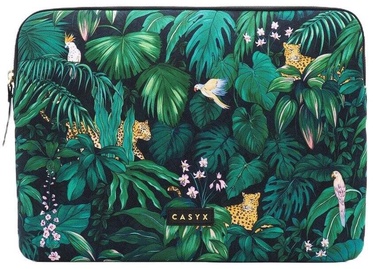 Чехол для ноутбука Casyx Deep Jungle, зеленый, 13-14″