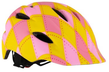 Ķivere velobraukšanai Kross Infano T4CKS000014XSYL, dzeltena/rozā, XS, 480 - 520 mm