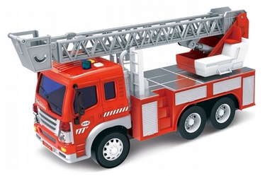 Rotaļu ugunsdzēsēju mašīna Smily Play City Service Fire Truck WY350B, sarkana